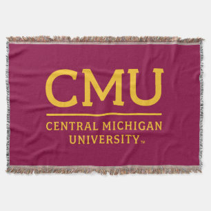 CMU Wordmark Throw Blanket