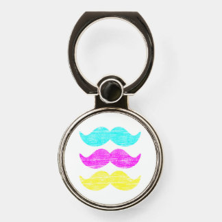 CMy Mustaches (letterpress style) Phone Ring Stand