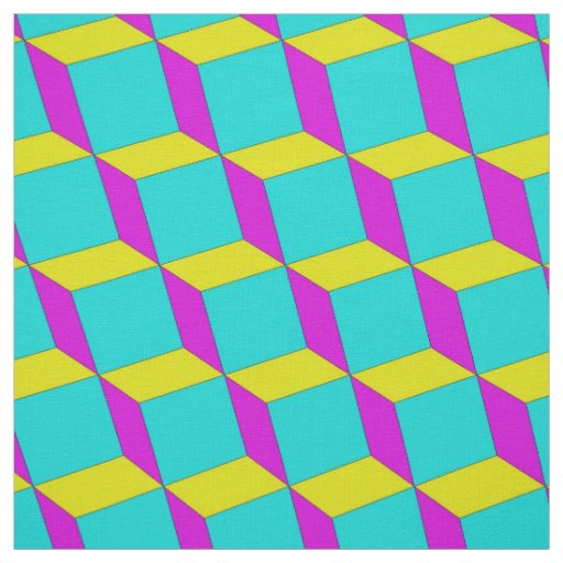CMYK Blocks Fabric