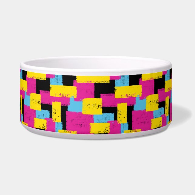 CMYK Color Blocking  Bowl (Front)