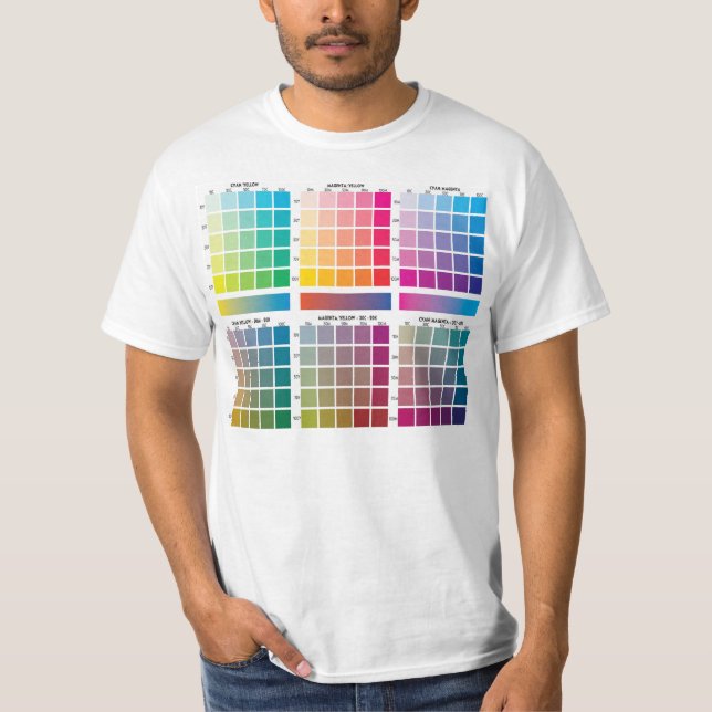 CMYK colors T-Shirt (Front)
