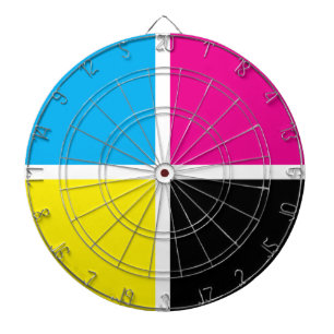 cmyk dart board