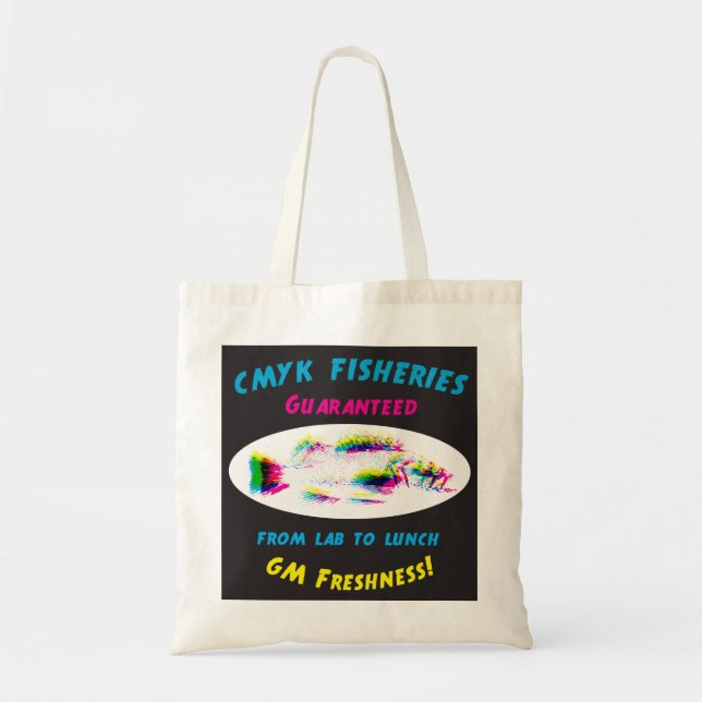 cmyk fisheries tote bag (Front)
