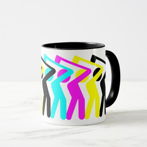 CMYK Golfer Mug