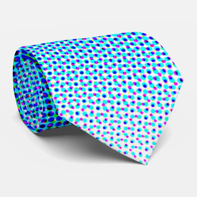 CMYK Gradience Cyan 1 Tie (Rolled)