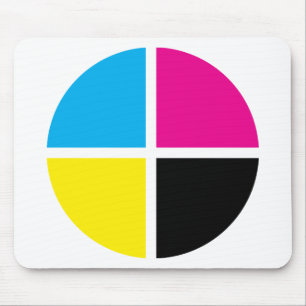 cmyk mouse pad