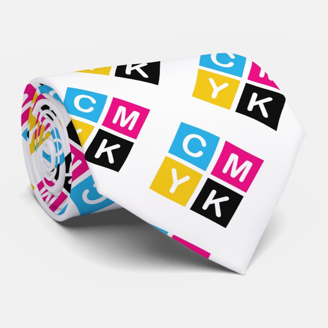CMYK NECK TIE (Rolled)