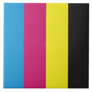 cmyk stripes background pattern graphic color cyan ceramic tile