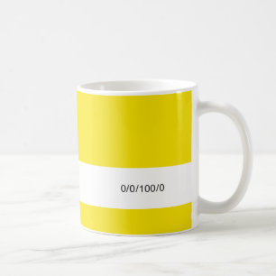 CMYK Yellow Coffee Mug