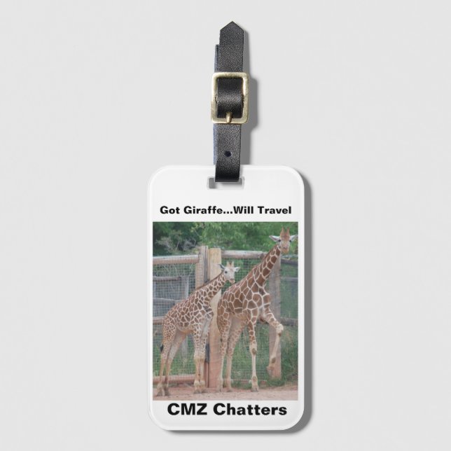 CMZ chatters luggage tag (Front Vertical)