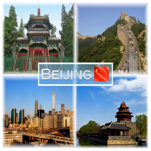 CN Beijing _ Niujie Mosque _ Great Wall Badaling _ Sticker