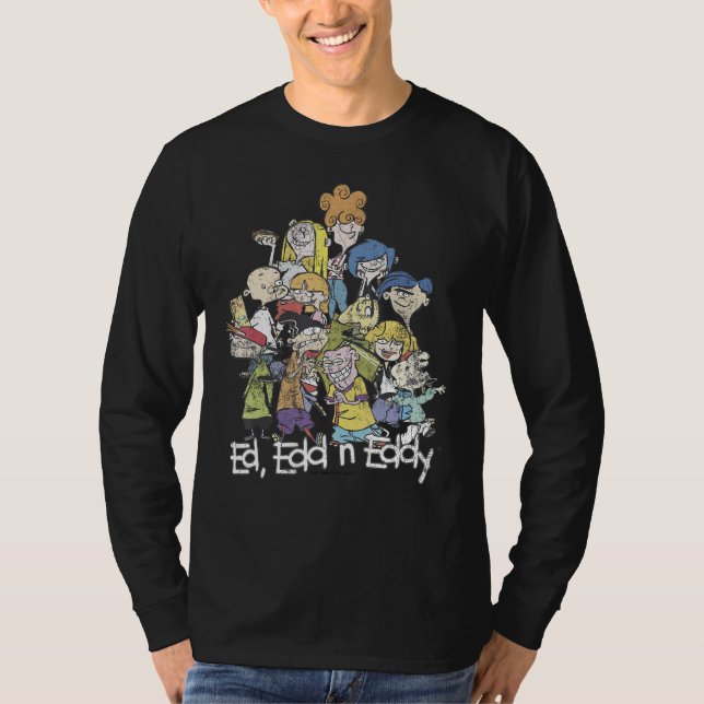 CN Ed, Edd N Eddy Group Shot Logo T-Shirt (Front)