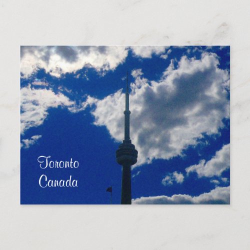 cn tower postcard