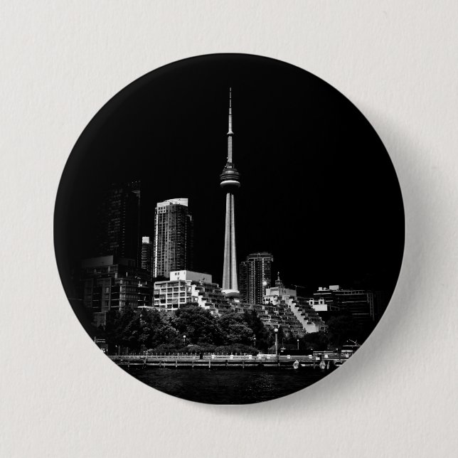 CN Tower Toronto Canada 1 Pinback Button (Front)