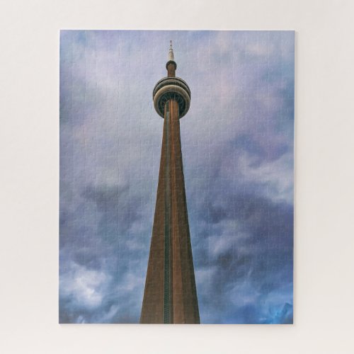CN Tower Toronto Ontario Canada Travel Photography Jigsaw Puzzle