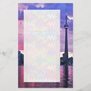 CN Tower : View from Center Island Toronto Stationery
