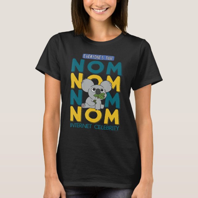 CN We Bare Bears Nom Nom Everyone's Tube Internet  T-Shirt (Front)