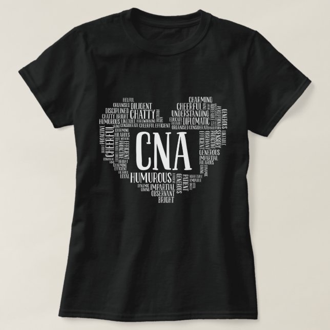 CNA Accessoires for Work Assistant Badge Reel T-Shirt