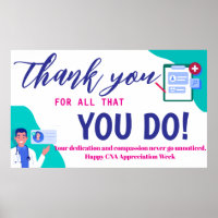 CNA Appreciation Week Banner Thank You Certified