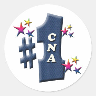 CNA Award Classic Round Sticker