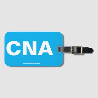 CNA Azure Luggage Tag