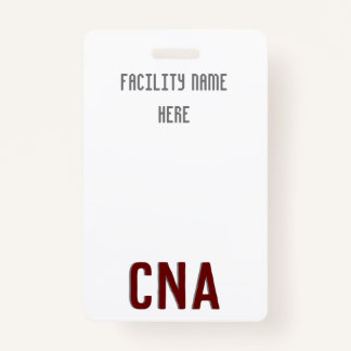 CNA Badge Hanger, Customizable