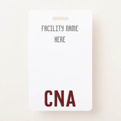 CNA Badge Hanger Customizable