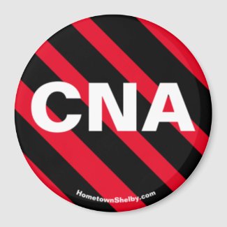 CNA Black/Red magnet