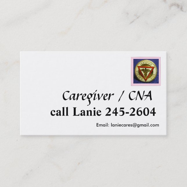 CNA business card template (Front)