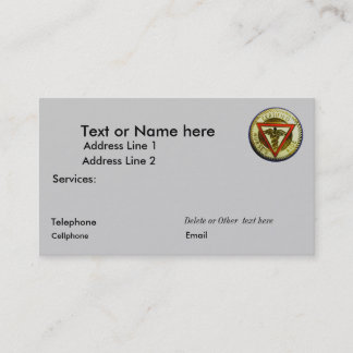 CNA business card template