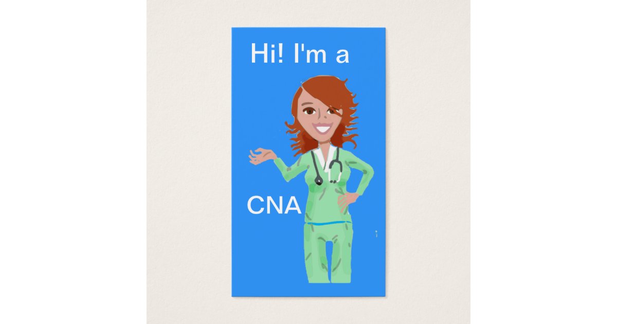 CNA Business Card template | Zazzle.com