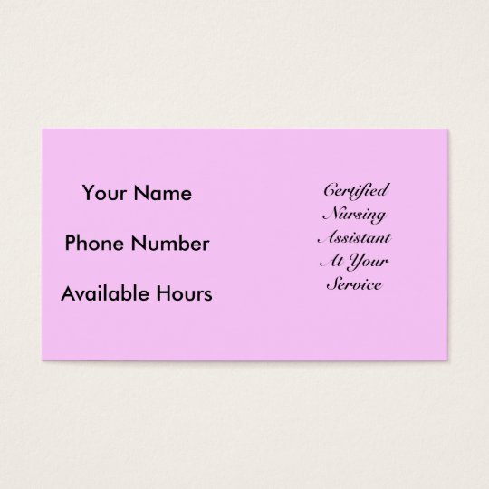 CNA Business cards | Zazzle