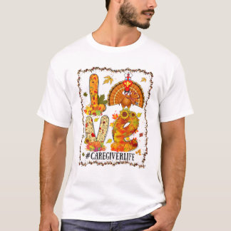 CNA Caregiver Thanksgiving T-Shirt
