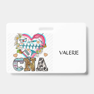 CNA Certified Nurse Aide Name Badge