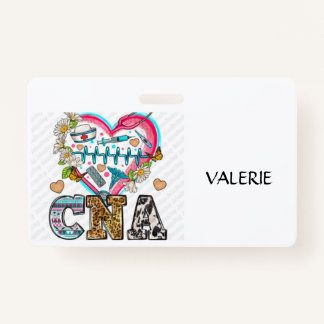 CNA Certified Nurse Aide Name Badge