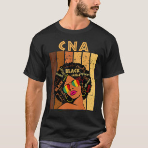 CNA Certified Nursing Assistant Afro Black History T-Shirt