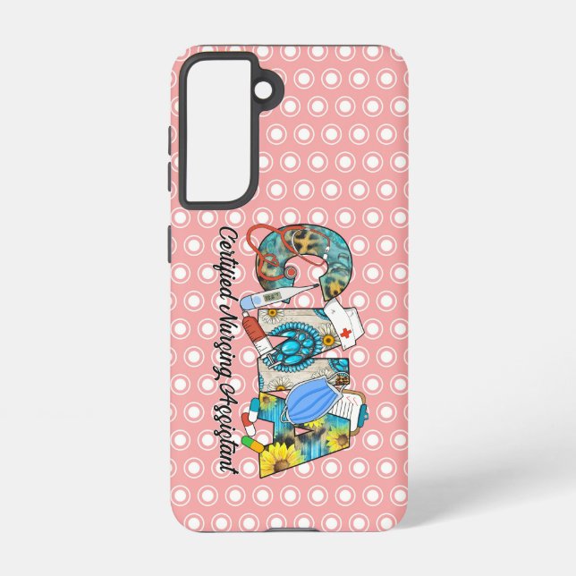 CNA Certified Nursing Assistant Samsung Galaxy Case (Back)