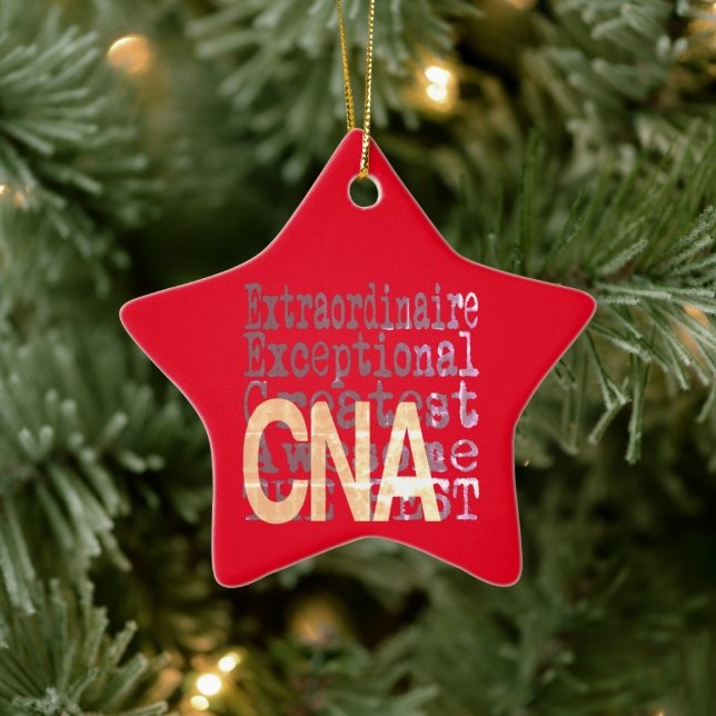 CNA Extraordinaire Ceramic Ornament (Tree)
