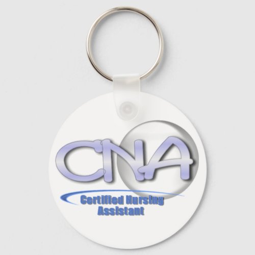 CNA FUN BLUE _ CERTIFIED NURSING ASSISTANT KEYCHAIN