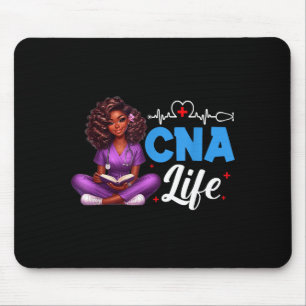 Cna Life Black History Month African American Nurs Mouse Pad