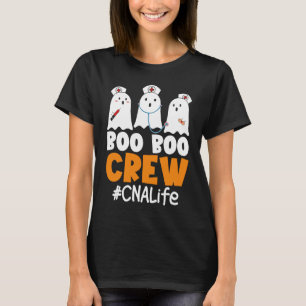 CNA Life Boo Boo Crew Nurse Ghost Halloween Costum T-Shirt