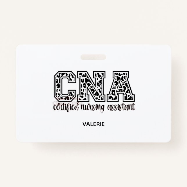 CNA Name Badge (Front)