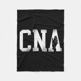 Cna Nurse Certified Nursing Istant Cna Fleece Blanket