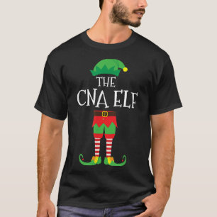 Cna Nurse Elf Matching Group Christmas Party Pajam T-Shirt