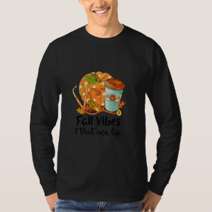 Cna Nurse Life Pumpkin Fall Vibes Thankful Thanksg T-Shirt