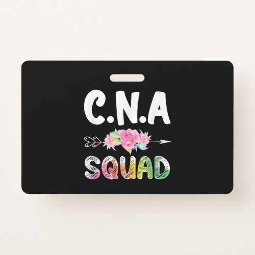 CNA Nurse Squad Certified Nursing Assistant Badge