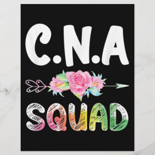 CNA Nurse Squad Certified Nursing Assistant Flyer