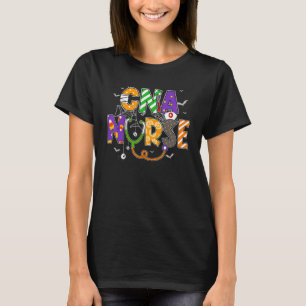 Cna Nursing Halloween Registered Nurse Life Stetho T-Shirt