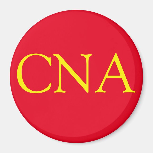 CNA red yellow Magnet (Front)