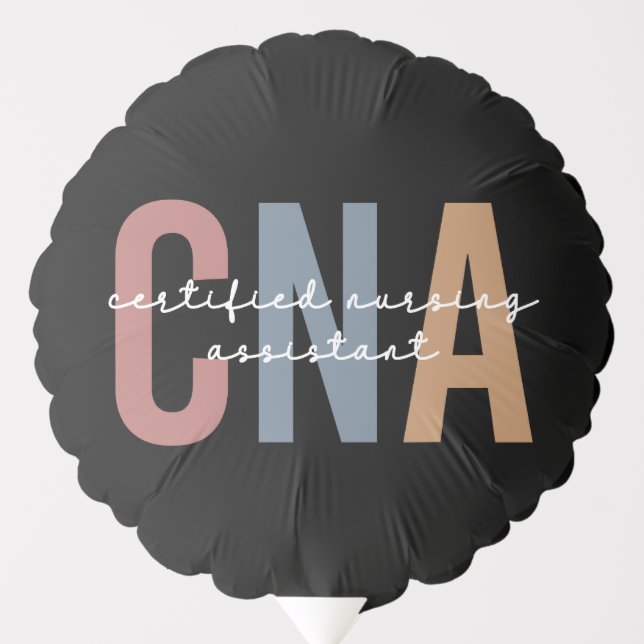 CNA Retro Certified Nursing Assistant Balloon (Front)